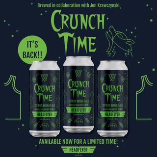 Crunch Time - On Tap and in Cans - Available Now