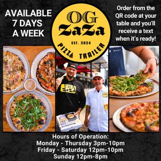 OG ZaZa Pizza - Available 7 Days a Week @ HeadFlyer