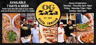 OG ZaZa Pizza - Available 7 Days a Week @ HeadFlyer