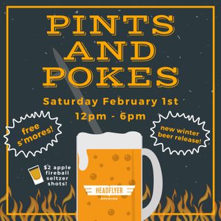 Pints and Pokes - Saturday, February 1st, 2025