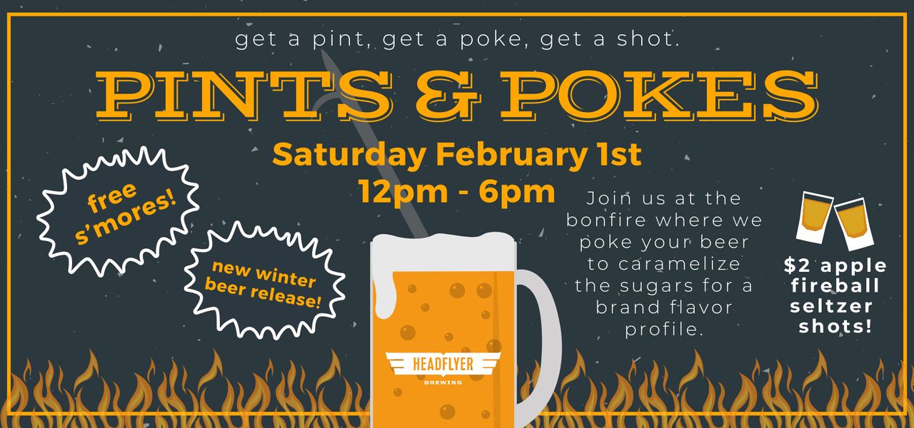 Pints and Pokes - Saturday, February 1st, 2025